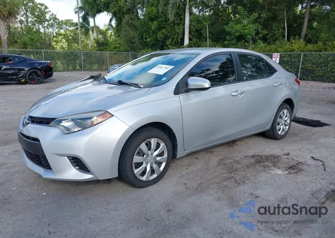 2015 Toyota Corolla Le from USA, damaged, VIN 2T1BURHE9FC444736